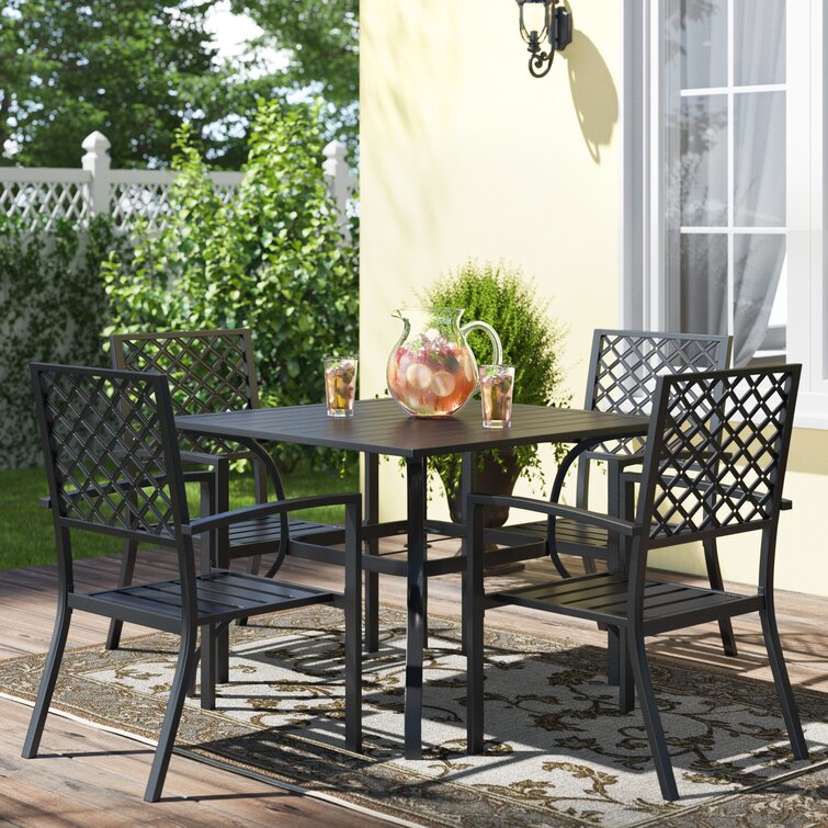 Small square deals outdoor dining table